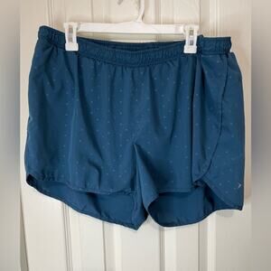 Old Navy Blue Polka Dot Printed Go Dry Athletic Shorts size XL
